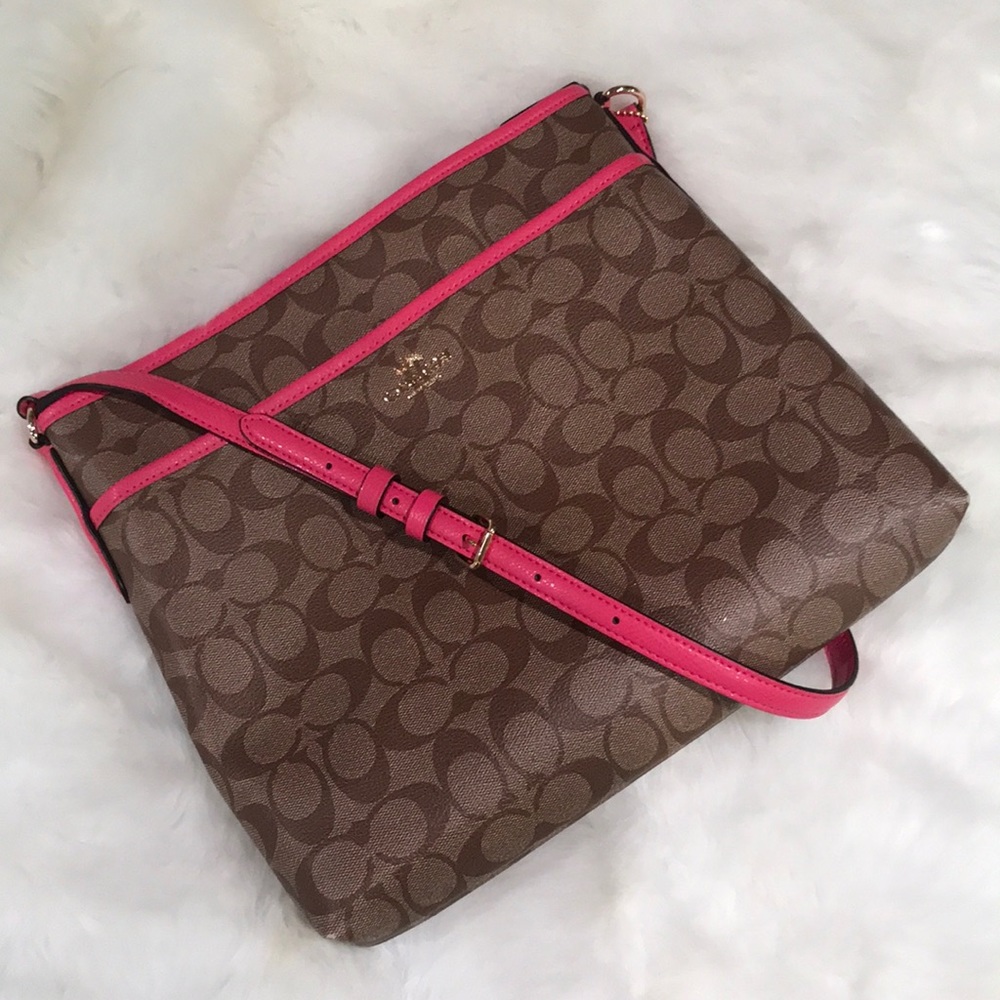 Authentic Coach File Crossbody